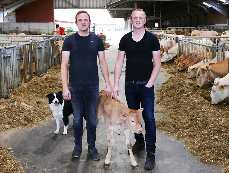 Landwirte Christian und Andre Wigger